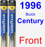 Front Wiper Blade Pack for 1996 Buick Century - Hybrid