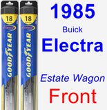 Front Wiper Blade Pack for 1985 Buick Electra - Hybrid