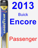 Passenger Wiper Blade for 2013 Buick Encore - Hybrid