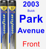 Front Wiper Blade Pack for 2003 Buick Park Avenue - Hybrid