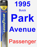 Passenger Wiper Blade for 1995 Buick Park Avenue - Hybrid