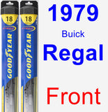 Front Wiper Blade Pack for 1979 Buick Regal - Hybrid