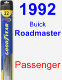 Passenger Wiper Blade for 1992 Buick Roadmaster - Hybrid