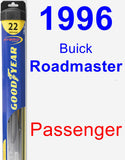 Passenger Wiper Blade for 1996 Buick Roadmaster - Hybrid