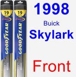 Front Wiper Blade Pack for 1998 Buick Skylark - Hybrid