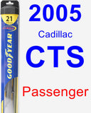 Passenger Wiper Blade for 2005 Cadillac CTS - Hybrid