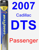 Passenger Wiper Blade for 2007 Cadillac DTS - Hybrid