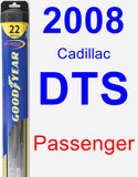 Passenger Wiper Blade for 2008 Cadillac DTS - Hybrid