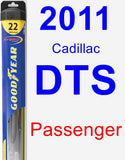 Passenger Wiper Blade for 2011 Cadillac DTS - Hybrid
