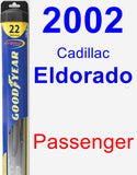 Passenger Wiper Blade for 2002 Cadillac Eldorado - Hybrid