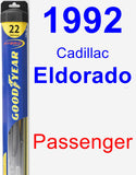 Passenger Wiper Blade for 1992 Cadillac Eldorado - Hybrid