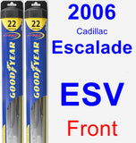 Front Wiper Blade Pack for 2006 Cadillac Escalade ESV - Hybrid