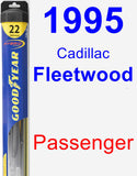 Passenger Wiper Blade for 1995 Cadillac Fleetwood - Hybrid