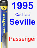 Passenger Wiper Blade for 1995 Cadillac Seville - Hybrid