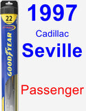 Passenger Wiper Blade for 1997 Cadillac Seville - Hybrid