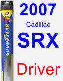 Driver Wiper Blade for 2007 Cadillac SRX - Hybrid