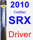 Driver Wiper Blade for 2010 Cadillac SRX - Hybrid