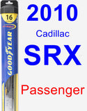 Passenger Wiper Blade for 2010 Cadillac SRX - Hybrid