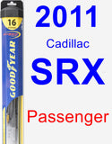 Passenger Wiper Blade for 2011 Cadillac SRX - Hybrid