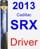 Driver Wiper Blade for 2013 Cadillac SRX - Hybrid
