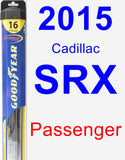 Passenger Wiper Blade for 2015 Cadillac SRX - Hybrid