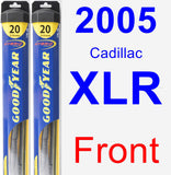 Front Wiper Blade Pack for 2005 Cadillac XLR - Hybrid