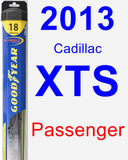 Passenger Wiper Blade for 2013 Cadillac XTS - Hybrid