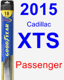 Passenger Wiper Blade for 2015 Cadillac XTS - Hybrid
