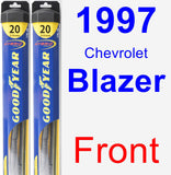 Front Wiper Blade Pack for 1997 Chevrolet Blazer - Hybrid