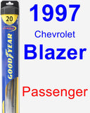 Passenger Wiper Blade for 1997 Chevrolet Blazer - Hybrid