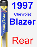 Rear Wiper Blade for 1997 Chevrolet Blazer - Hybrid