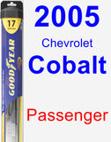 Passenger Wiper Blade for 2005 Chevrolet Cobalt - Hybrid