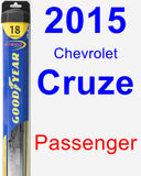 Passenger Wiper Blade for 2015 Chevrolet Cruze - Hybrid