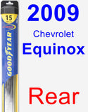 Rear Wiper Blade for 2009 Chevrolet Equinox - Hybrid