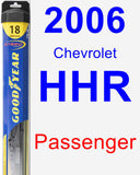 Passenger Wiper Blade for 2006 Chevrolet HHR - Hybrid