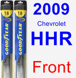 Front Wiper Blade Pack for 2009 Chevrolet HHR - Hybrid