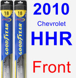 Front Wiper Blade Pack for 2010 Chevrolet HHR - Hybrid