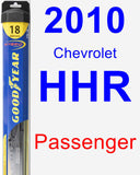 Passenger Wiper Blade for 2010 Chevrolet HHR - Hybrid