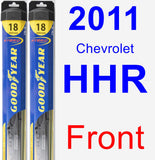 Front Wiper Blade Pack for 2011 Chevrolet HHR - Hybrid