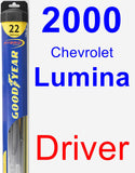 Driver Wiper Blade for 2000 Chevrolet Lumina - Hybrid