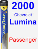 Passenger Wiper Blade for 2000 Chevrolet Lumina - Hybrid