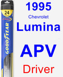 Driver Wiper Blade for 1995 Chevrolet Lumina APV - Hybrid