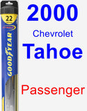 Passenger Wiper Blade for 2000 Chevrolet Tahoe - Hybrid