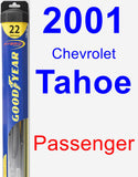 Passenger Wiper Blade for 2001 Chevrolet Tahoe - Hybrid