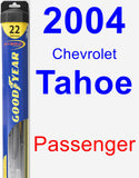Passenger Wiper Blade for 2004 Chevrolet Tahoe - Hybrid