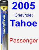 Passenger Wiper Blade for 2005 Chevrolet Tahoe - Hybrid