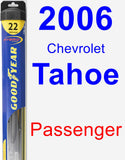 Passenger Wiper Blade for 2006 Chevrolet Tahoe - Hybrid