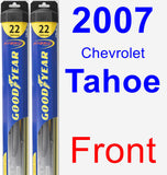 Front Wiper Blade Pack for 2007 Chevrolet Tahoe - Hybrid