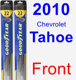 Front Wiper Blade Pack for 2010 Chevrolet Tahoe - Hybrid