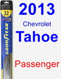 Passenger Wiper Blade for 2013 Chevrolet Tahoe - Hybrid